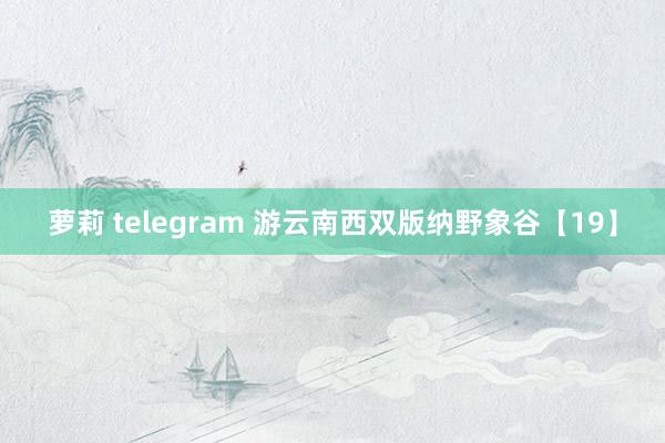 萝莉 telegram 游云南西双版纳野象谷【19】